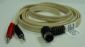 Right Angle 3-PIN DIN - Dual Bananas