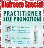 BIOFREEZE SPECIAL, Practitioner Size Promotion!